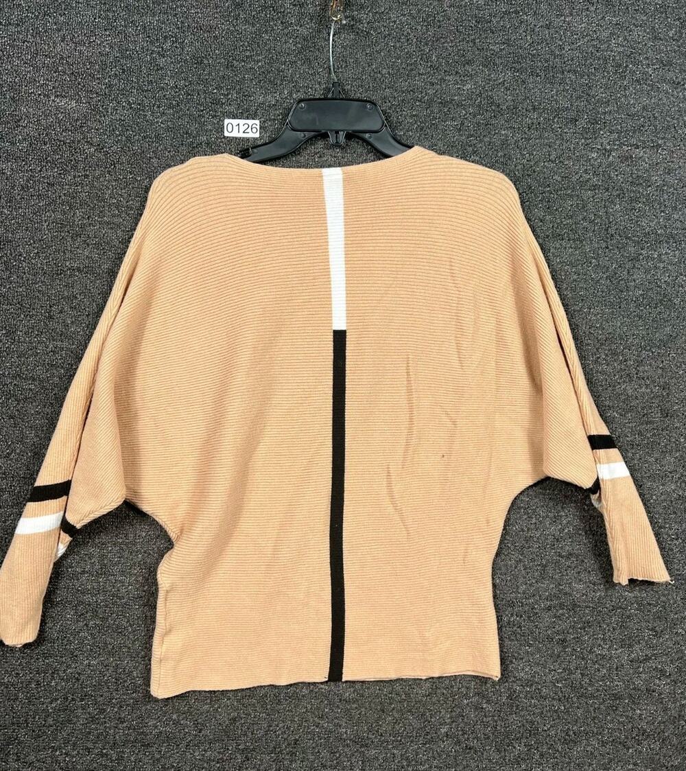 Northern Angel Knit Sweater Women's Size M Brown Long Sleeve Acrylic Pull Over